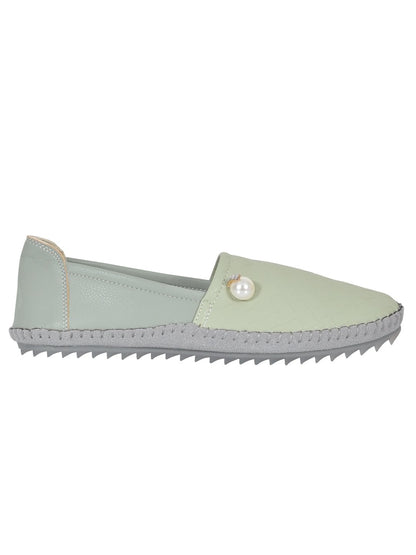 Footwear, Women Footwear, Sea Green Loafers