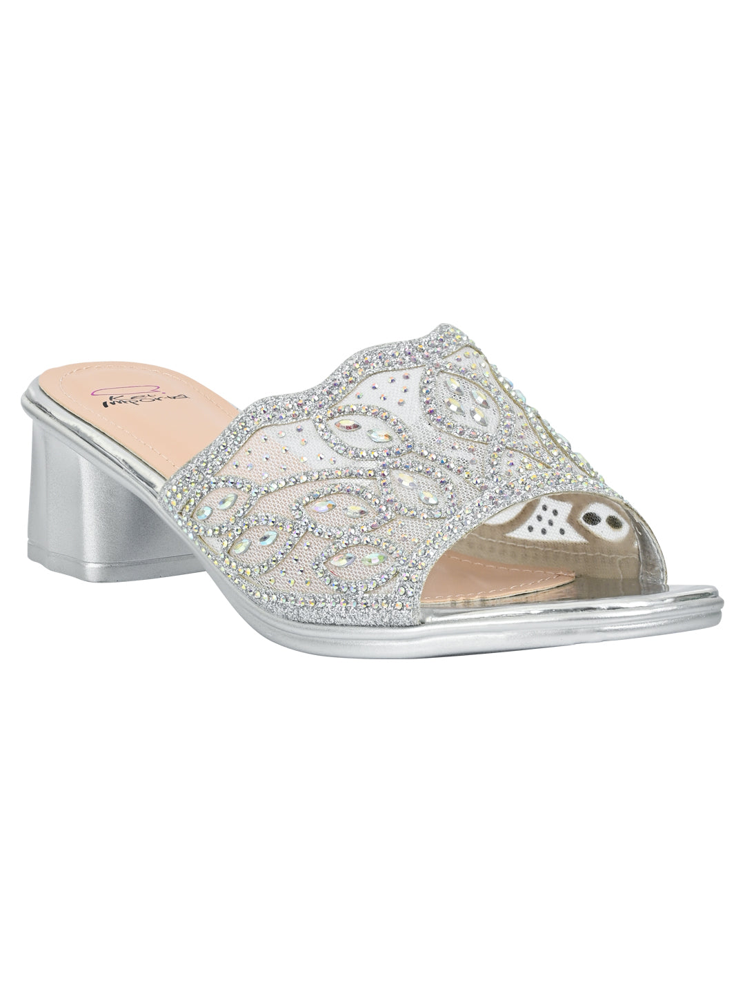 Footwear, Women Footwear, Silver Sandals