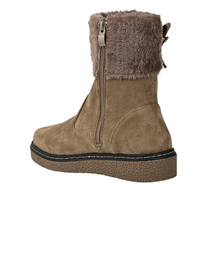 Footwear, Women Footwear, Khaki Boots