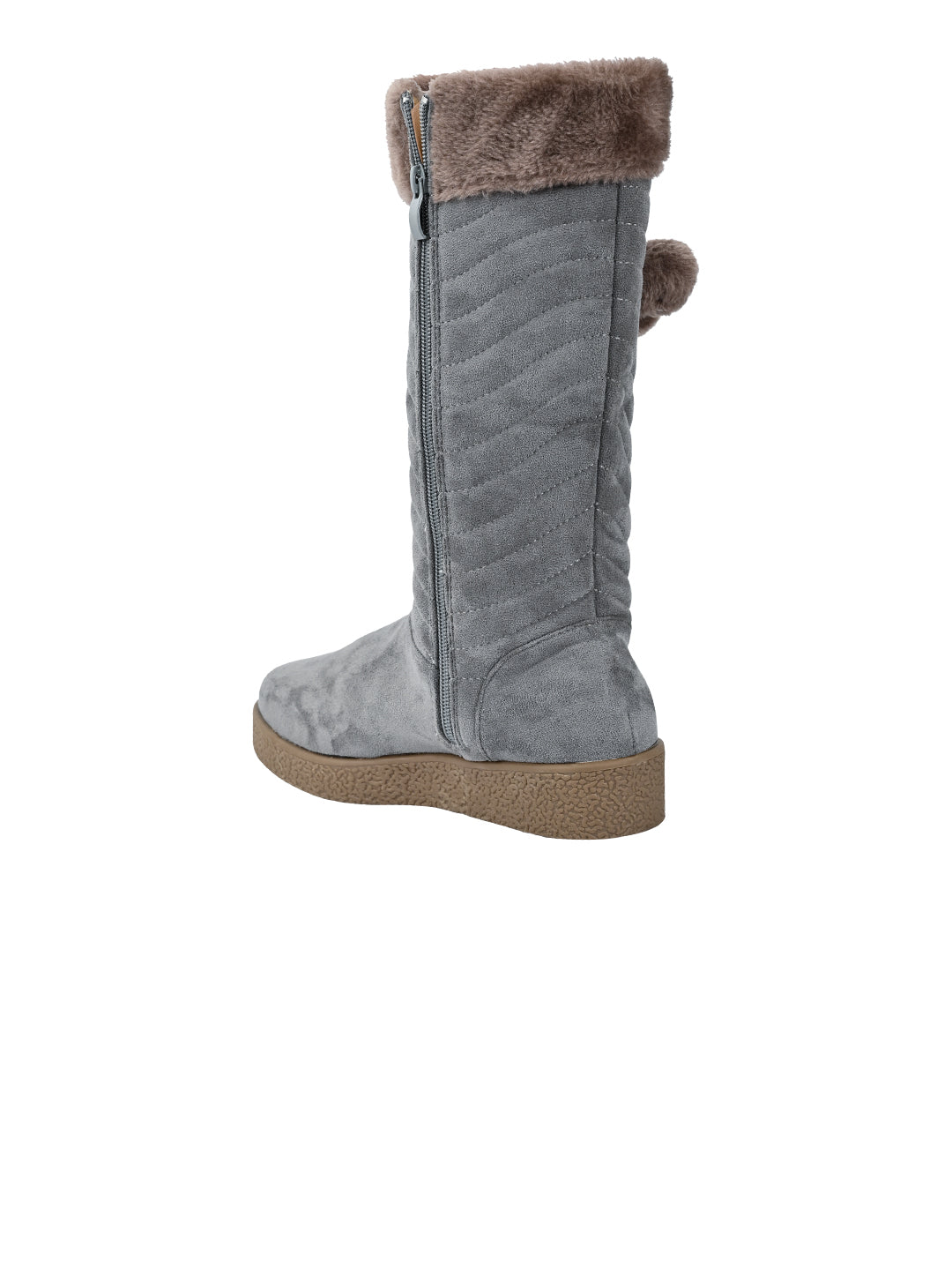 Footwear, Women Footwear, Grey Boots