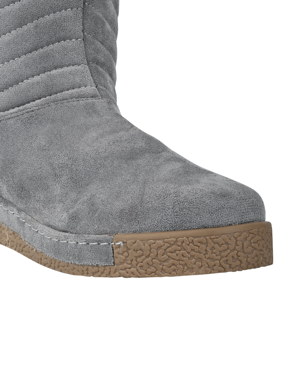 Footwear, Women Footwear, Grey Boots