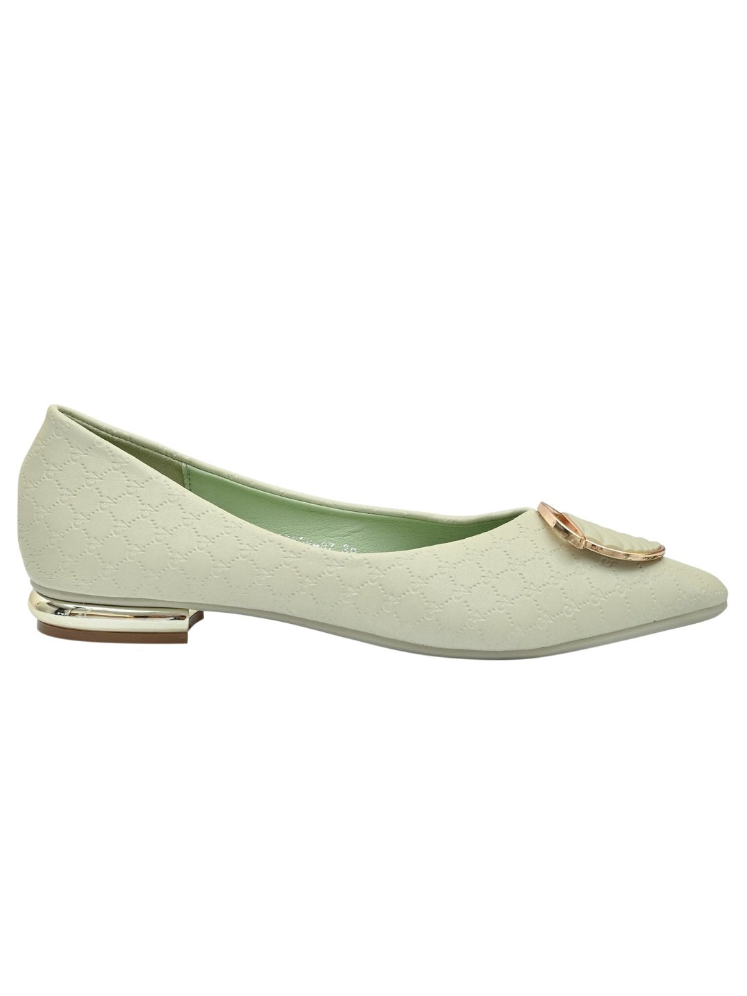 Women Footwear, Sea Green Ballerinas