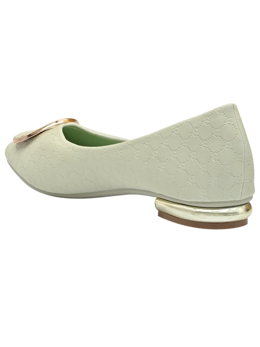 Women Footwear, Sea Green Ballerinas