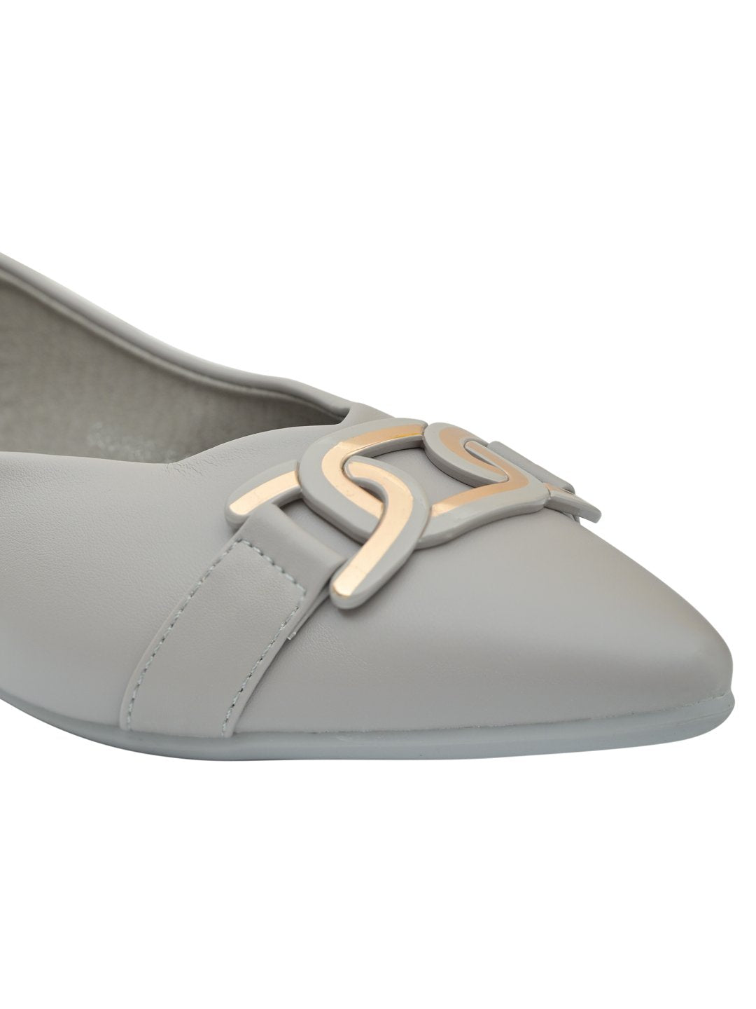 Women Footwear, Grey Ballerinas