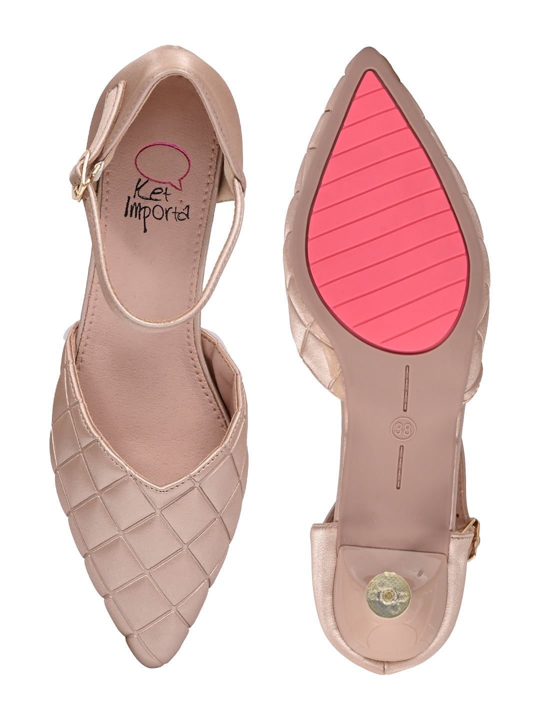 Footwear, Women Footwear, Pink Pumps