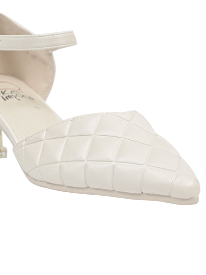 Footwear, Women Footwear, White Pumps