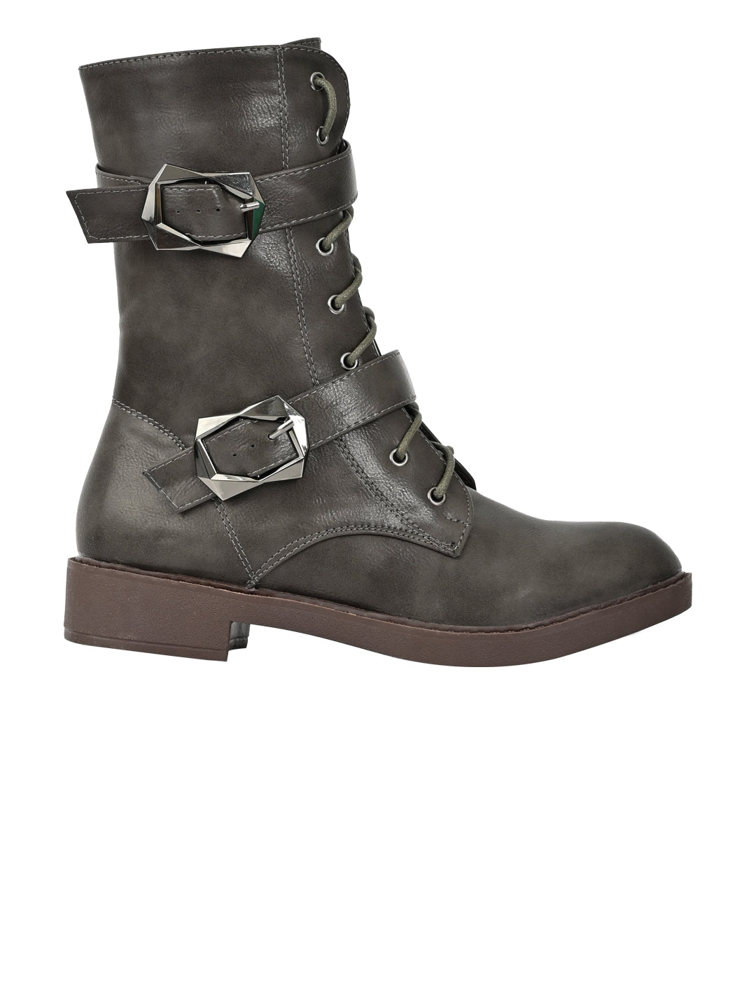 Footwear, Women Footwear, Dark Grey Boots