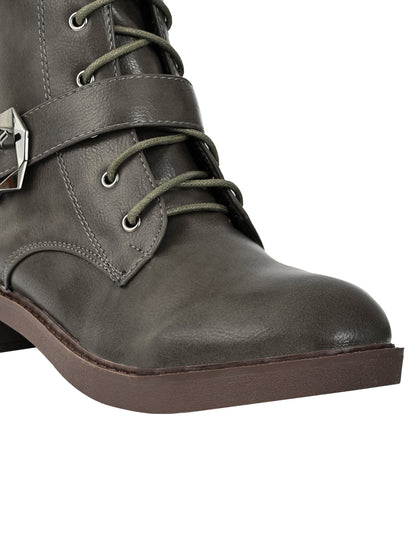 Footwear, Women Footwear, Dark Grey Boots