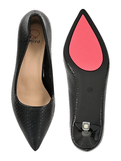 Footwear, Women Footwear, Black Stilettos