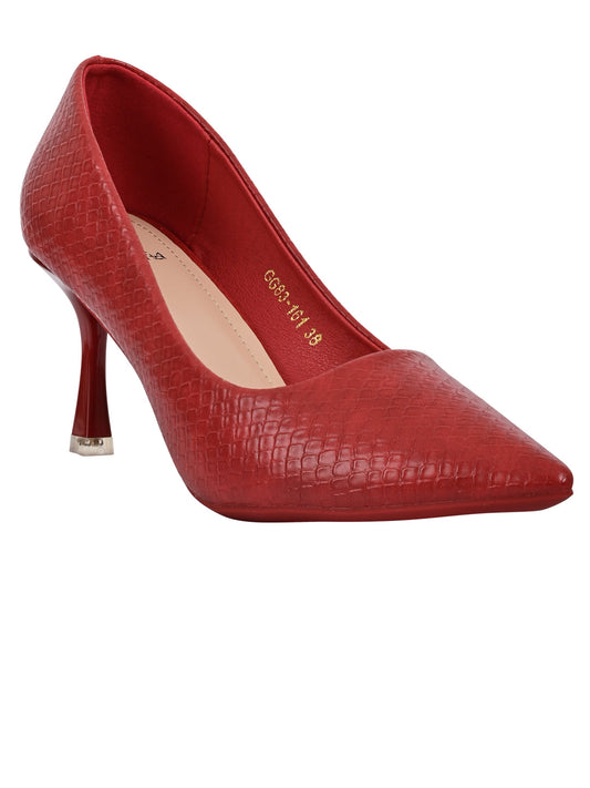 Footwear, Women Footwear, Red Stilettos