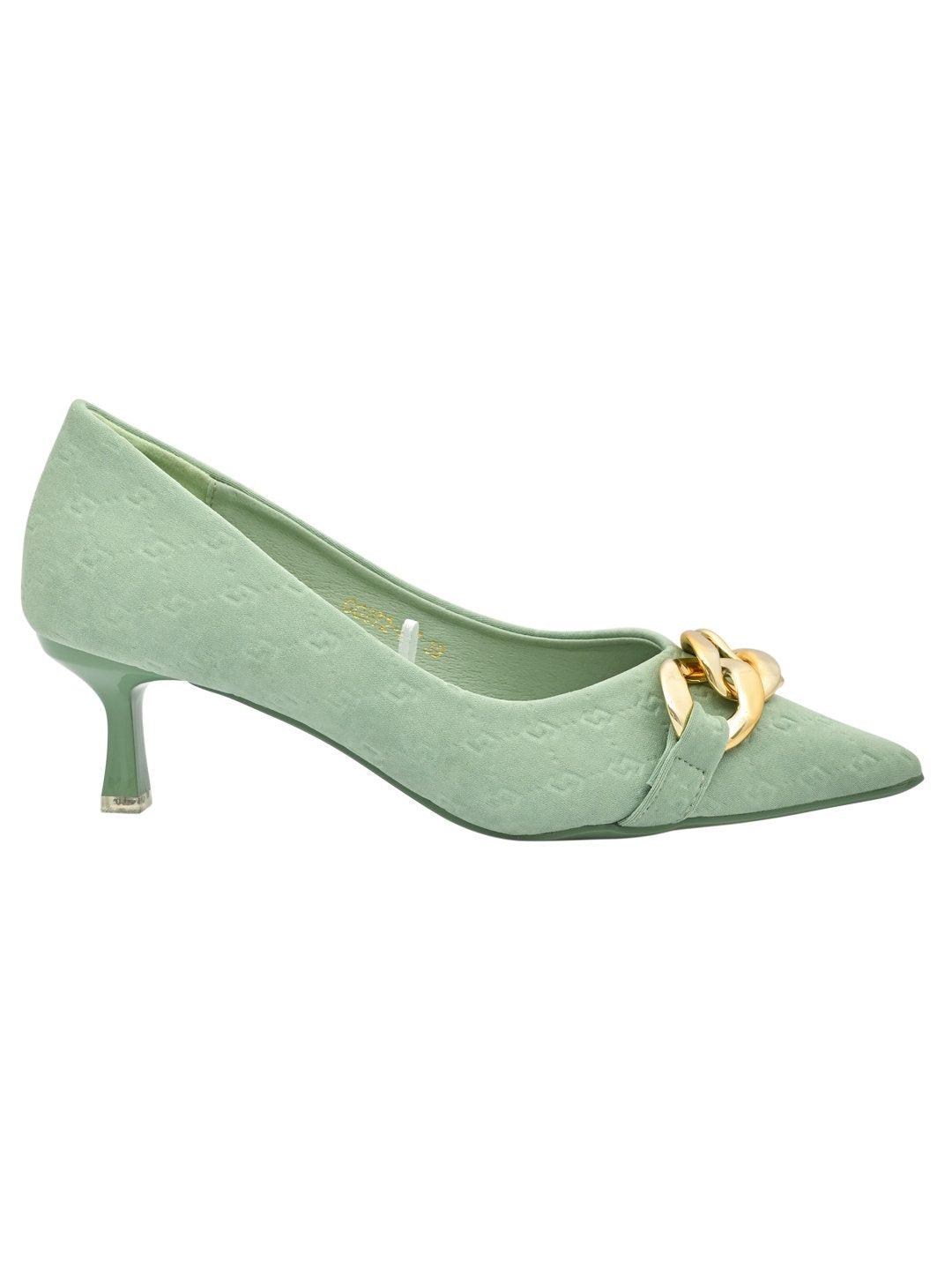 Women Footwear, Sea Green Pumps