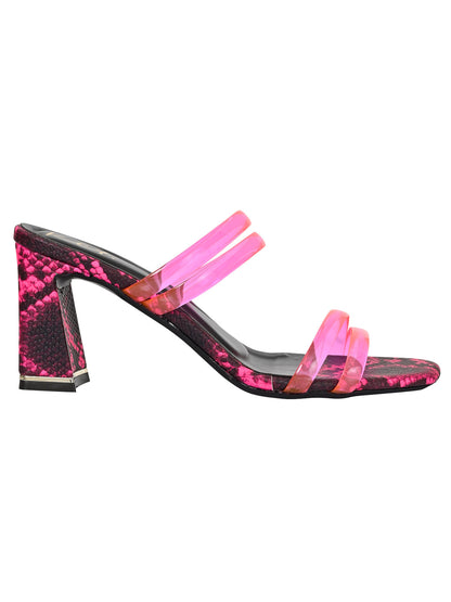 Footwear, Women Footwear, Fuchsia Sandals