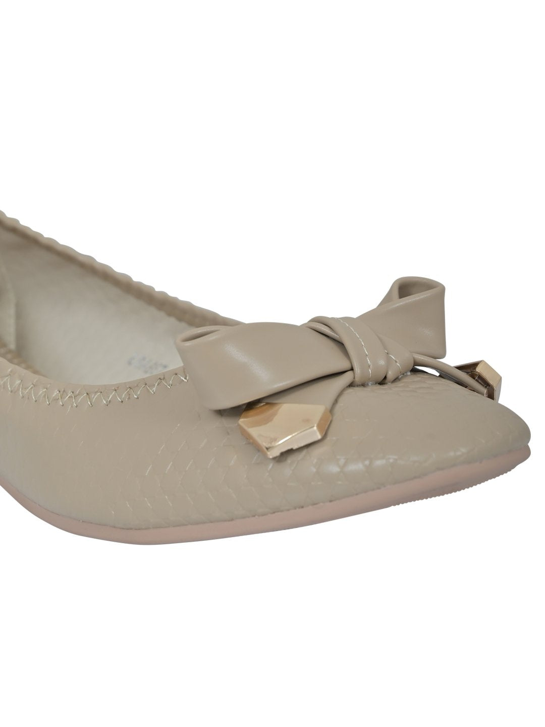 Women Footwear, Taupe Ballerinas, Footwear