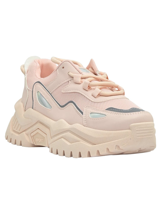 Footwear, Women Footwear, Pink Sneakers