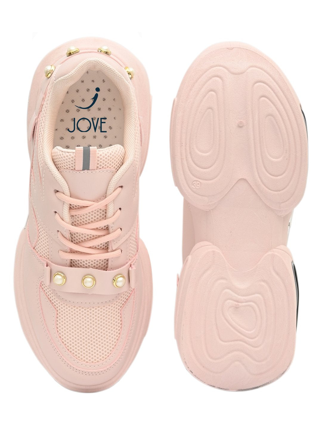 Footwear, Women Footwear, Pink Sneakers