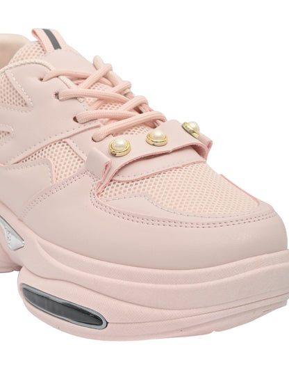 Footwear, Women Footwear, Pink Sneakers