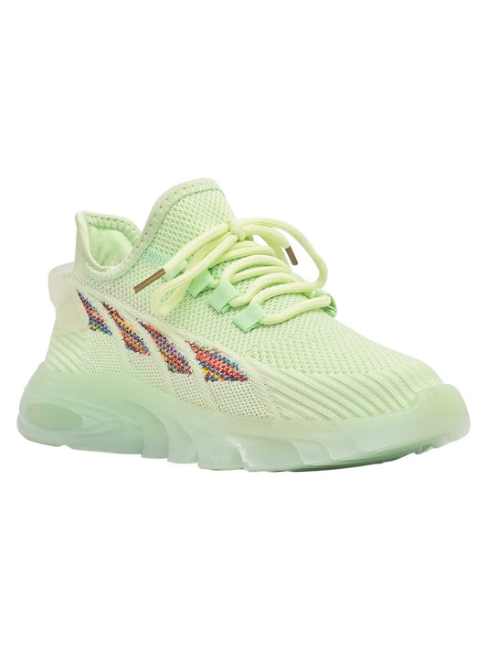 Footwear, Women Footwear, Fluorescent Green Sneakers