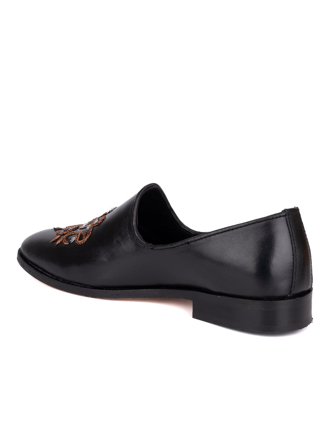 Footwear, Men Footwear, Black Loafers