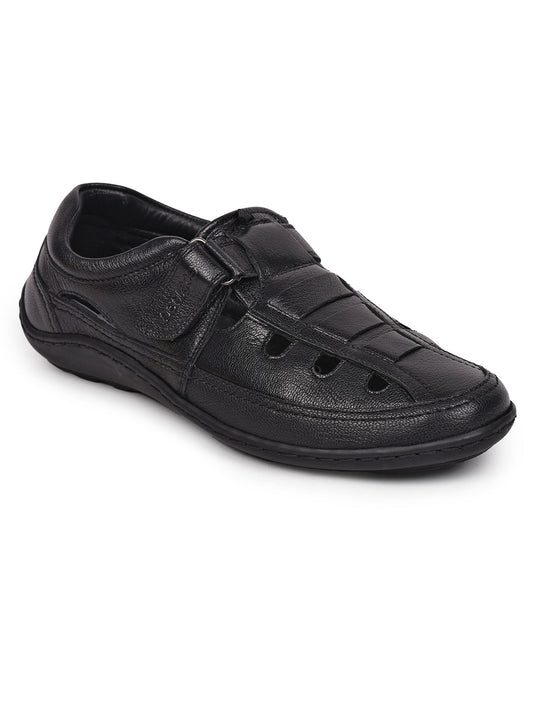 Footwear, Men Footwear, Black Sandals