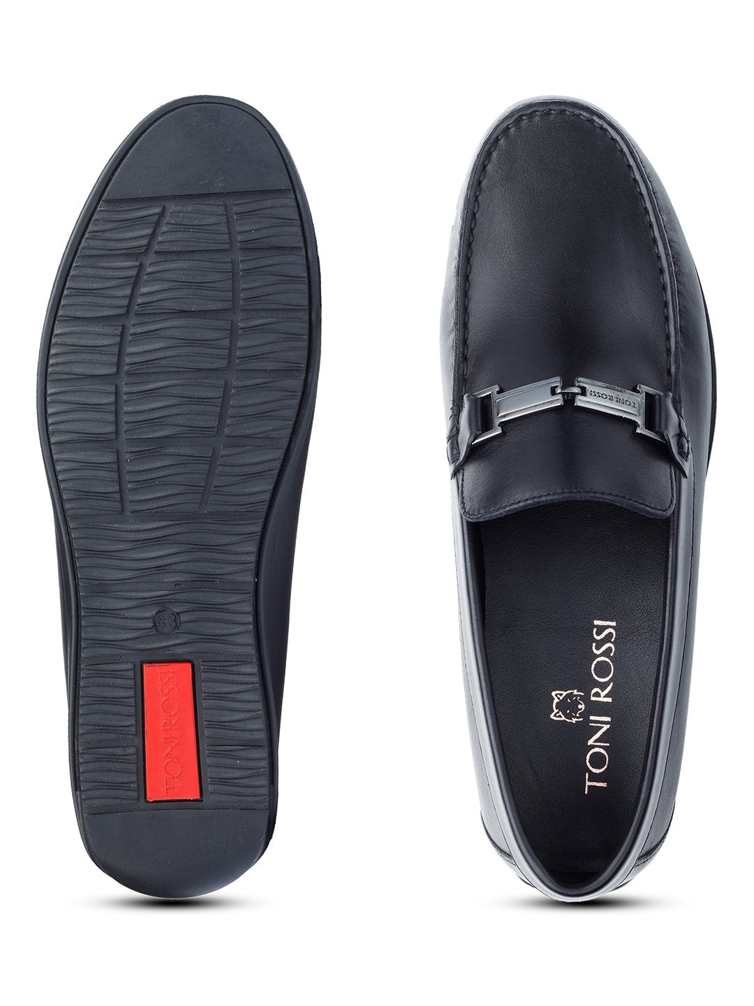 Footwear, Men Footwear, Black Driving Shoes