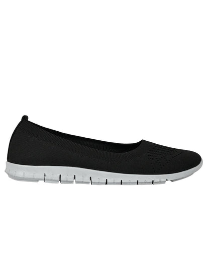 Footwear, Women Footwear, Black Ballerinas