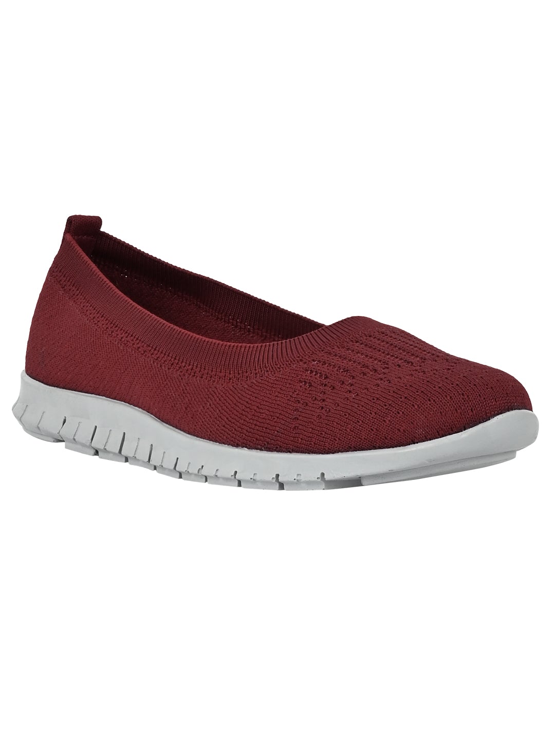 Footwear, Women Footwear, Maroon Ballerinas