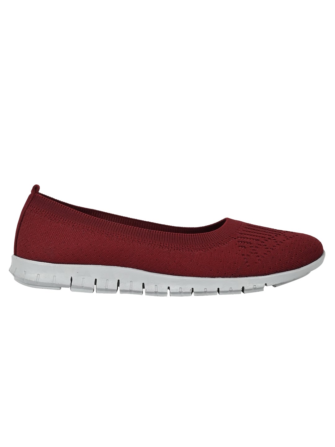 Footwear, Women Footwear, Maroon Ballerinas