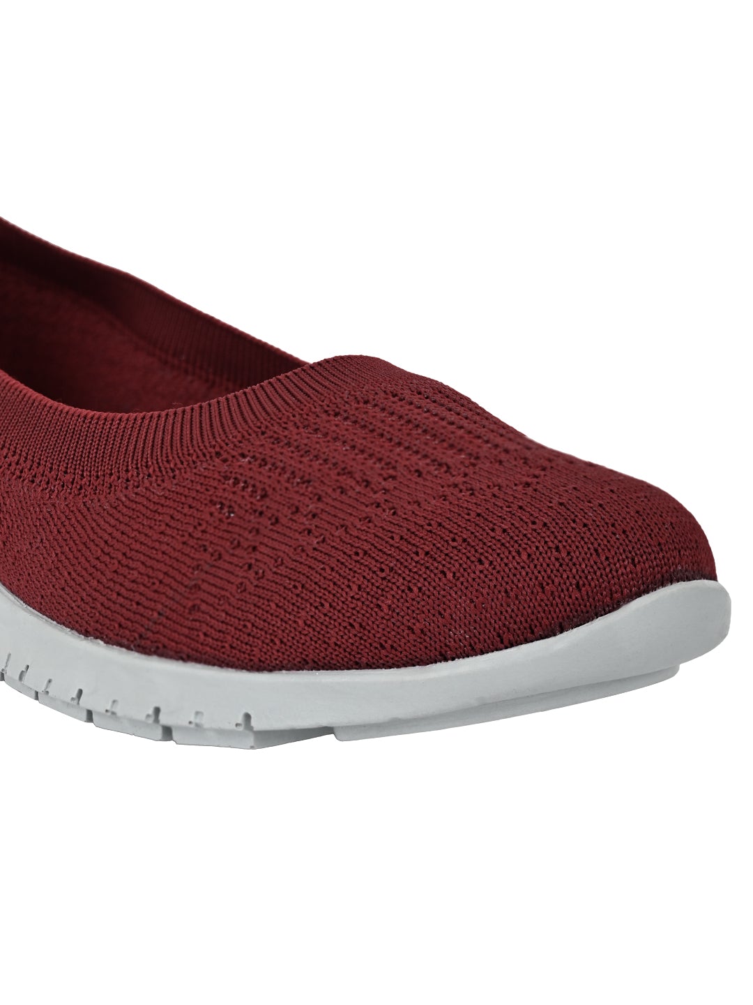 Footwear, Women Footwear, Maroon Ballerinas