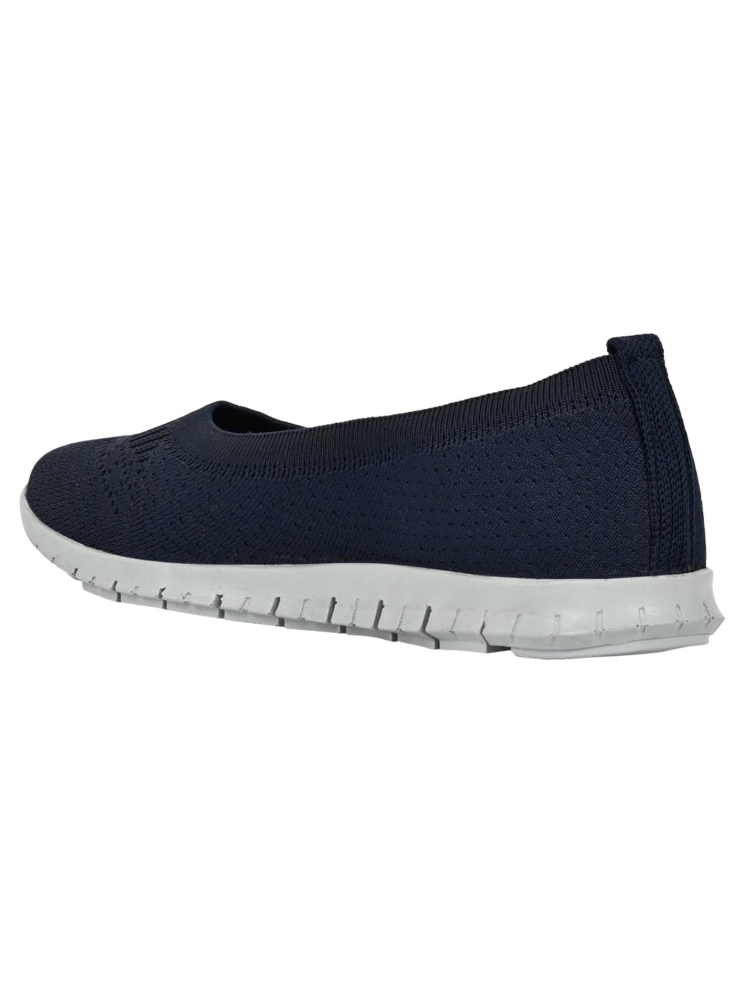 Footwear, Women Footwear, Navy Blue Ballerinas