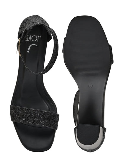  Footwear, Women Footwear, Black Sandals