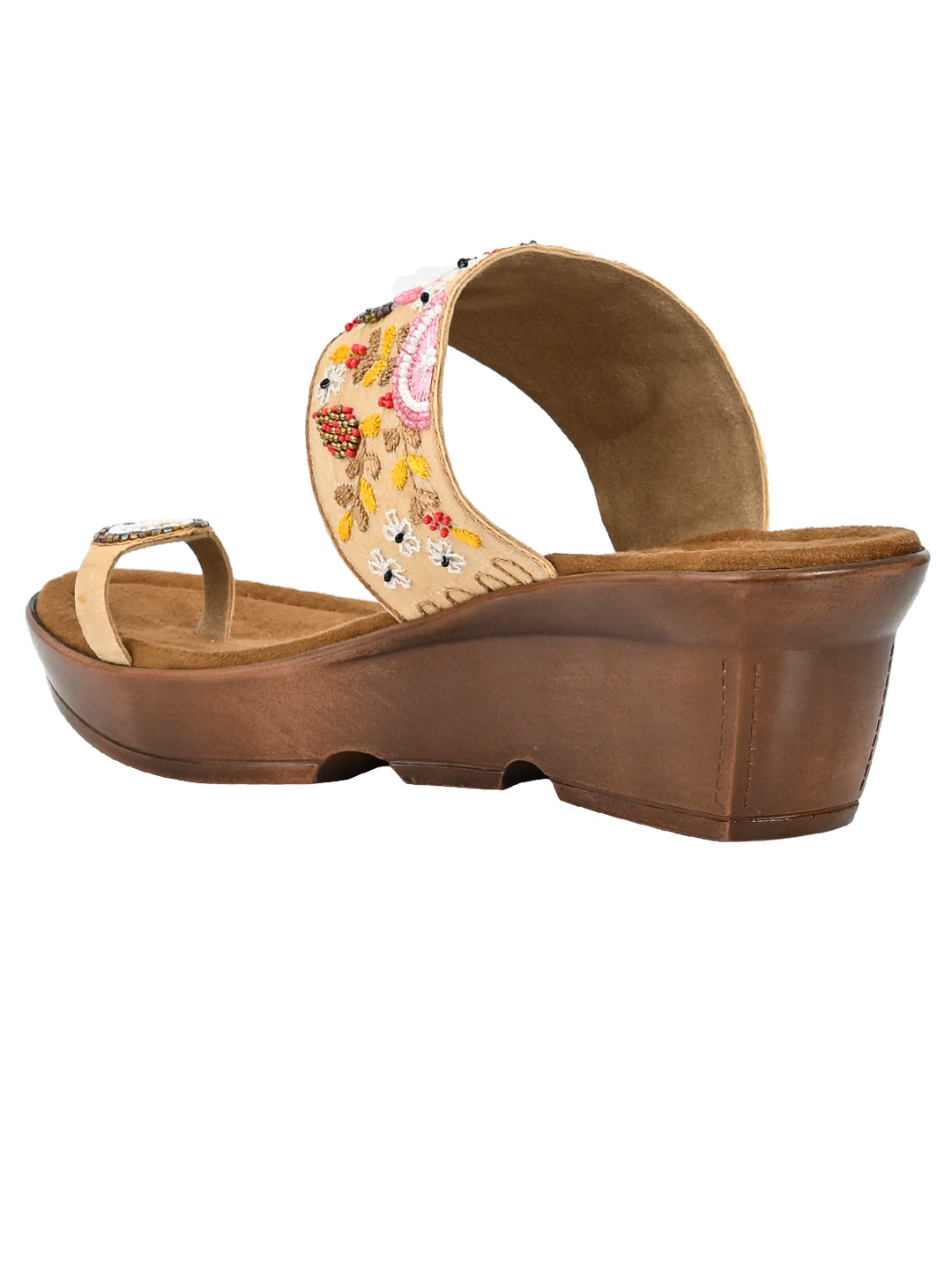 Footwear, Women Footwear, Beige Sandals