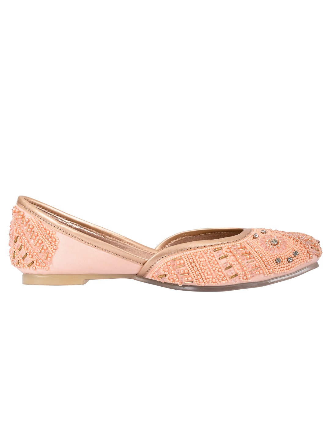 Footwear, Women Footwear, Bronze Mojaris