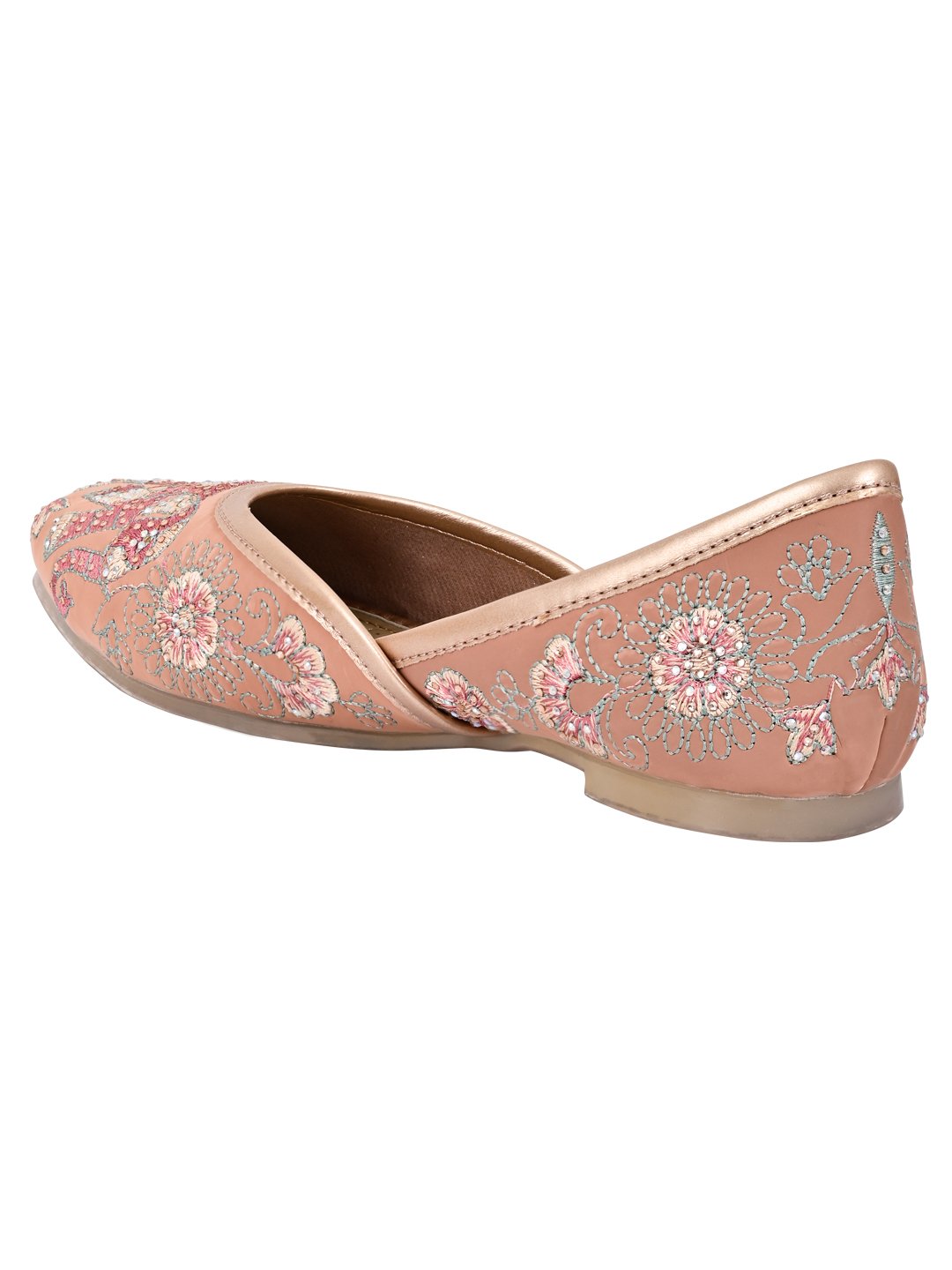 Footwear, Women Footwear, Bronze Mojaris