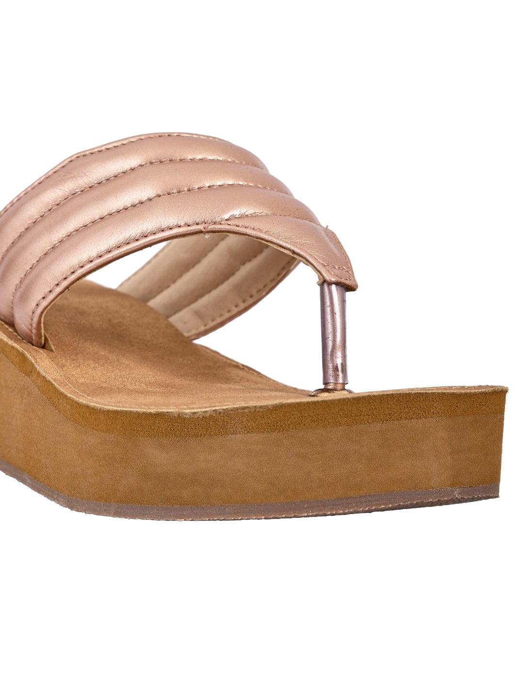 Footwear, Women Footwear, Rose Gold Sandals