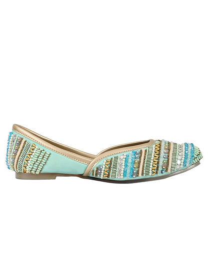 Footwear, Women Footwear, Aqua Mojaris