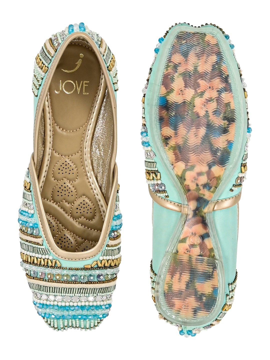 Footwear, Women Footwear, Aqua Mojaris