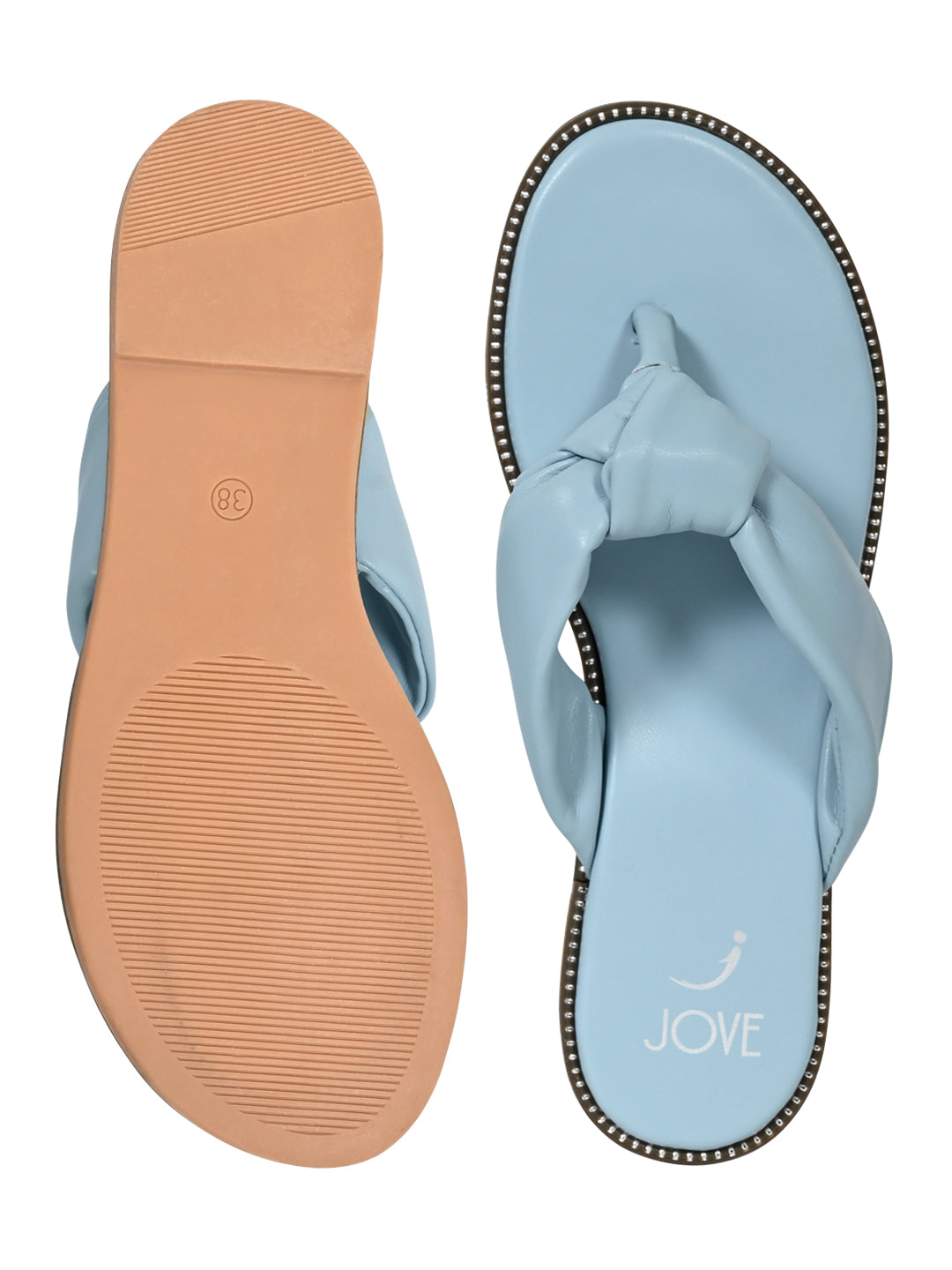 Footwear, Women Footwear, Aqua T-Strap Flats