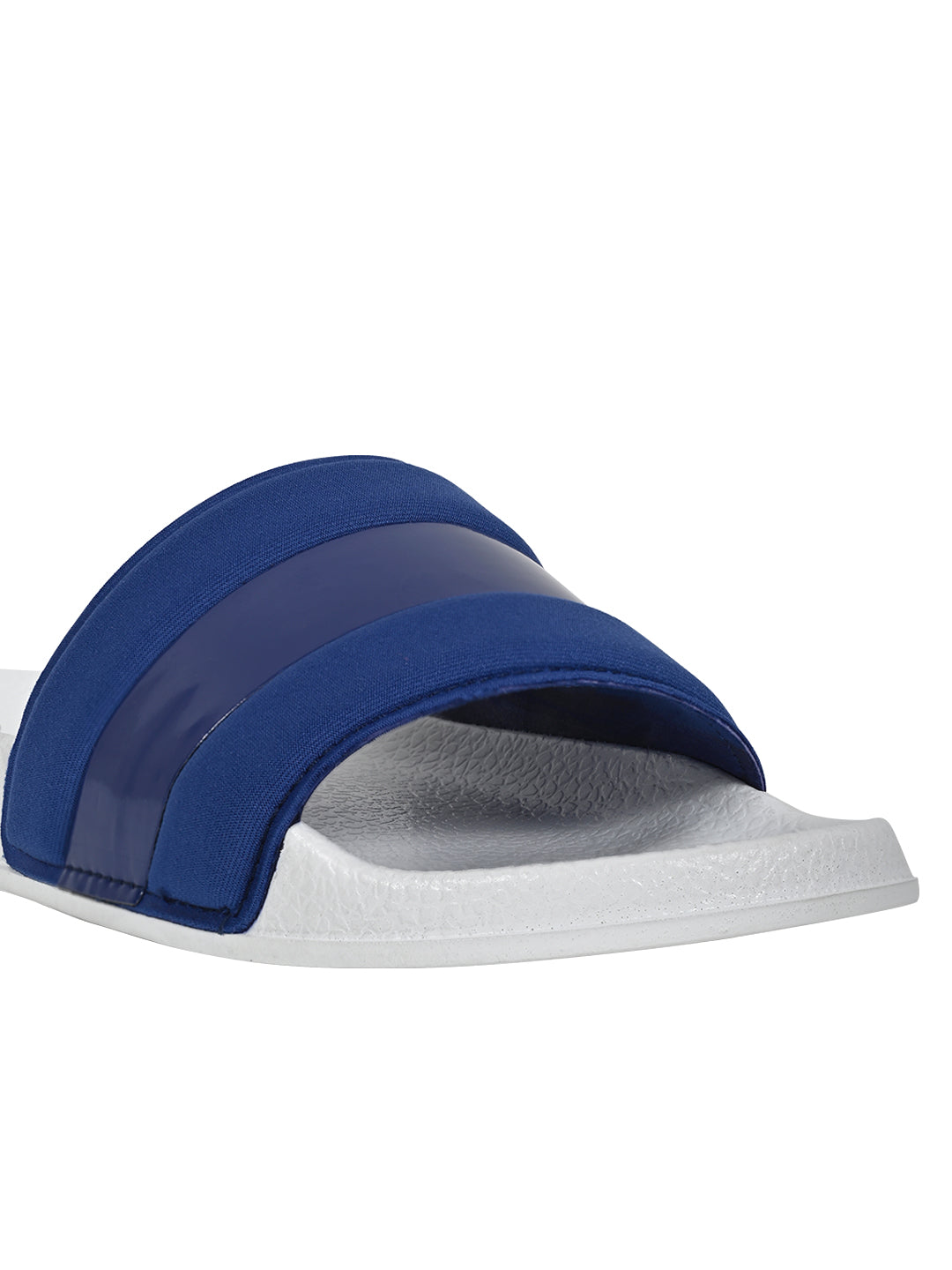 Footwear, Women Footwear, Blue Slides