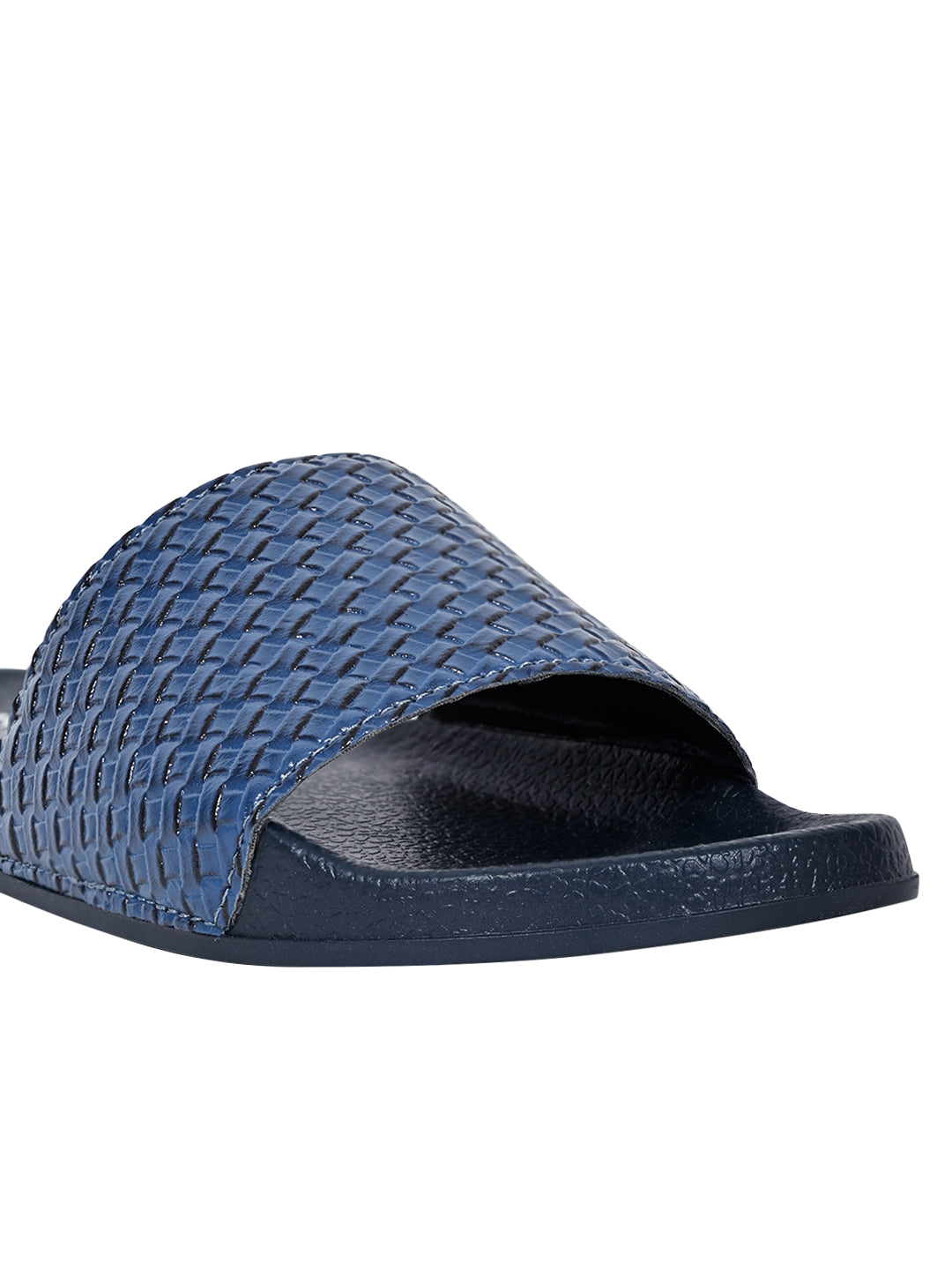 Footwear, Women Footwear, Blue Slides