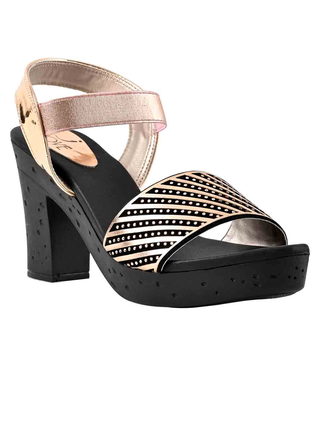 Footwear, Women Footwear, Rose Gold Sandals