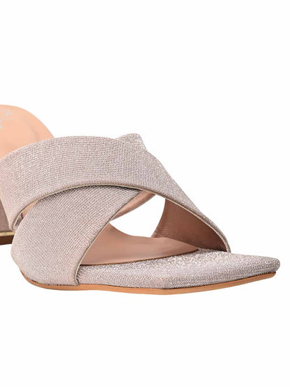 Footwear, Women Footwear, Rose Gold Sandals