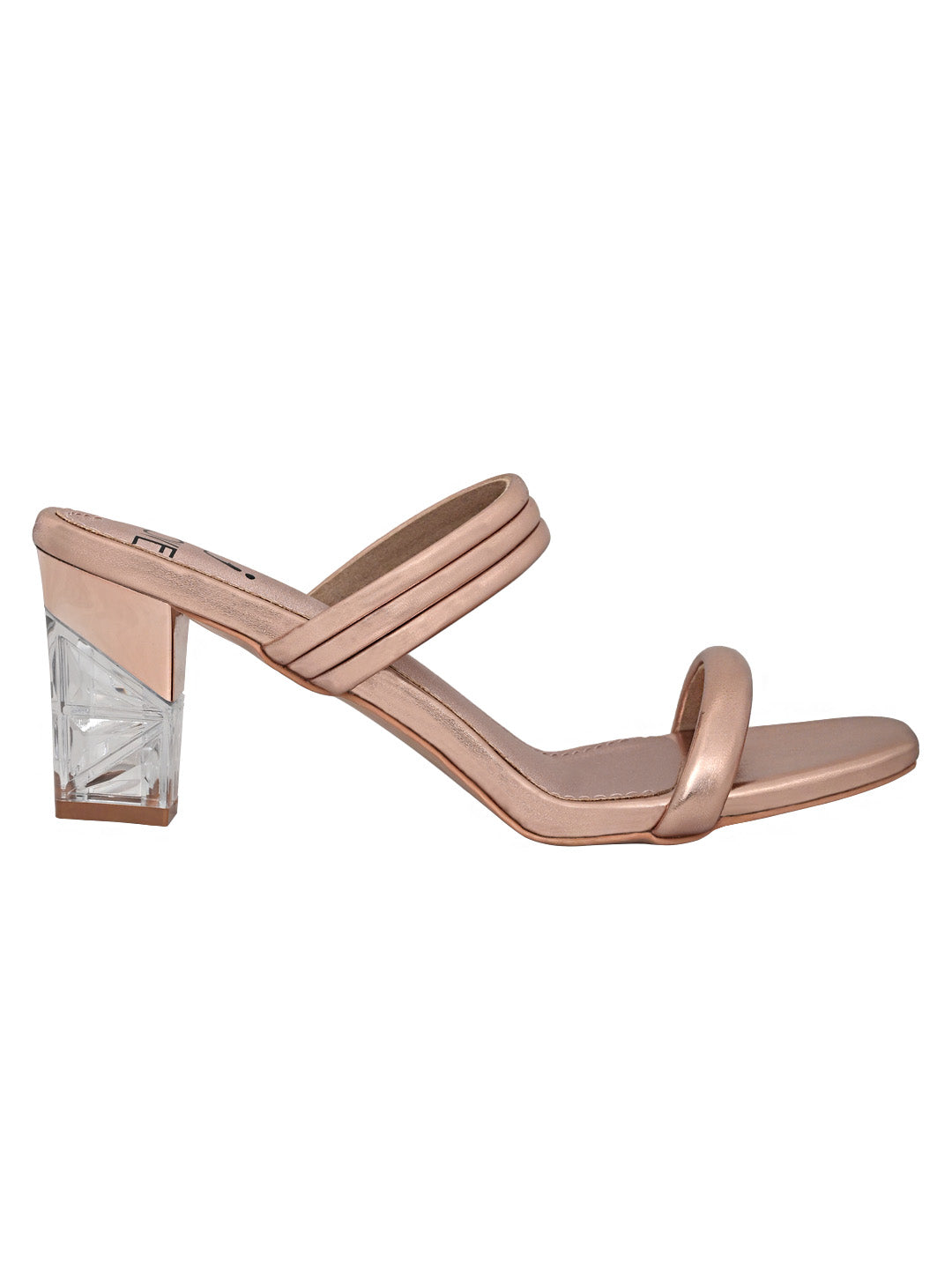 Footwear, Women Footwear, ROSE GOLD, Heel Sandals