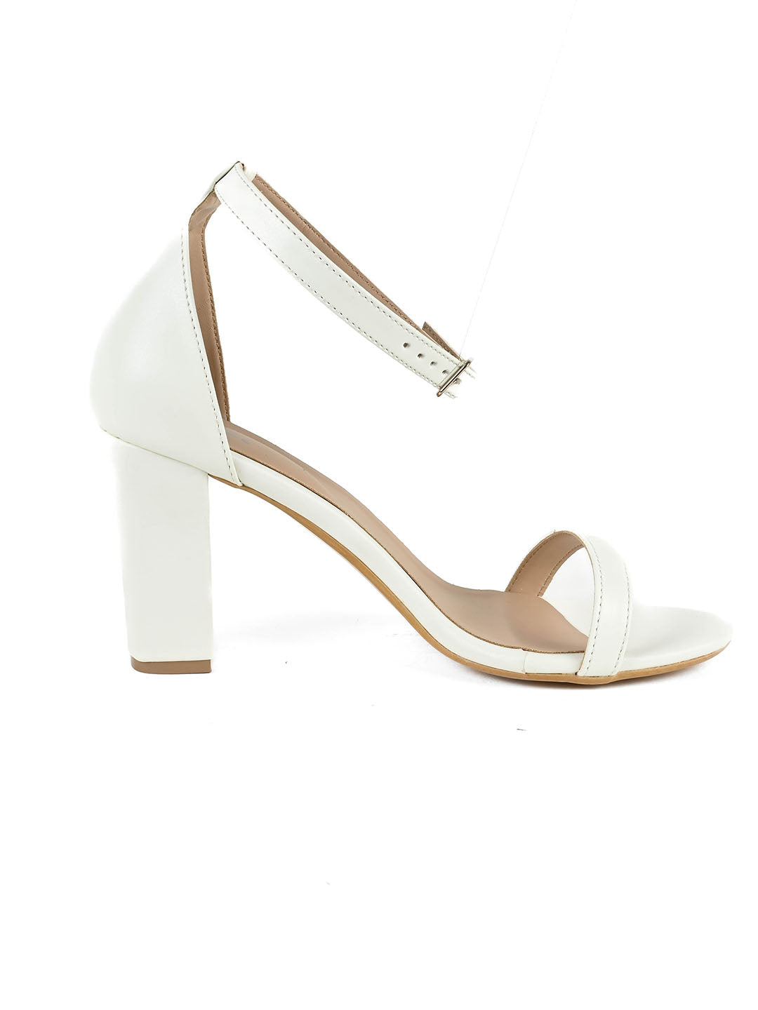 Size 8 Lulus Off White Ankle Strap Heels | eBay