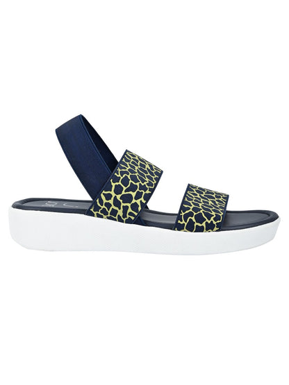 Footwear, Women Footwear, Navy Blue Sandals