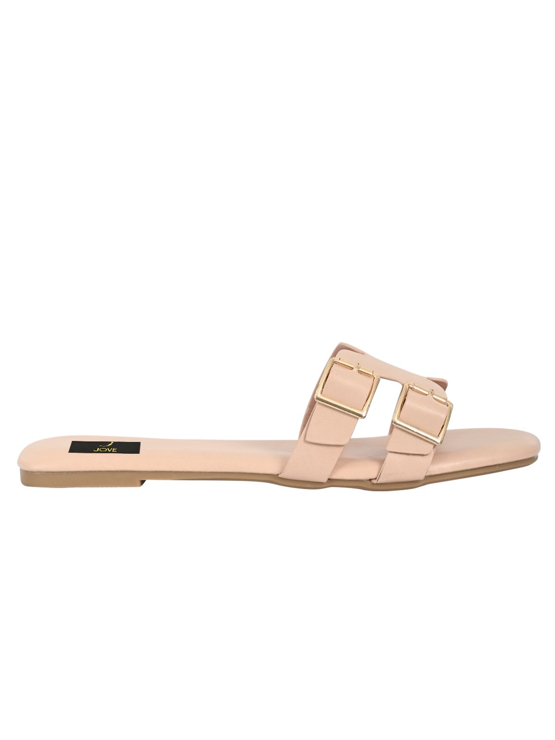 Footwear, Women Footwear, Pink Open Toe Flats