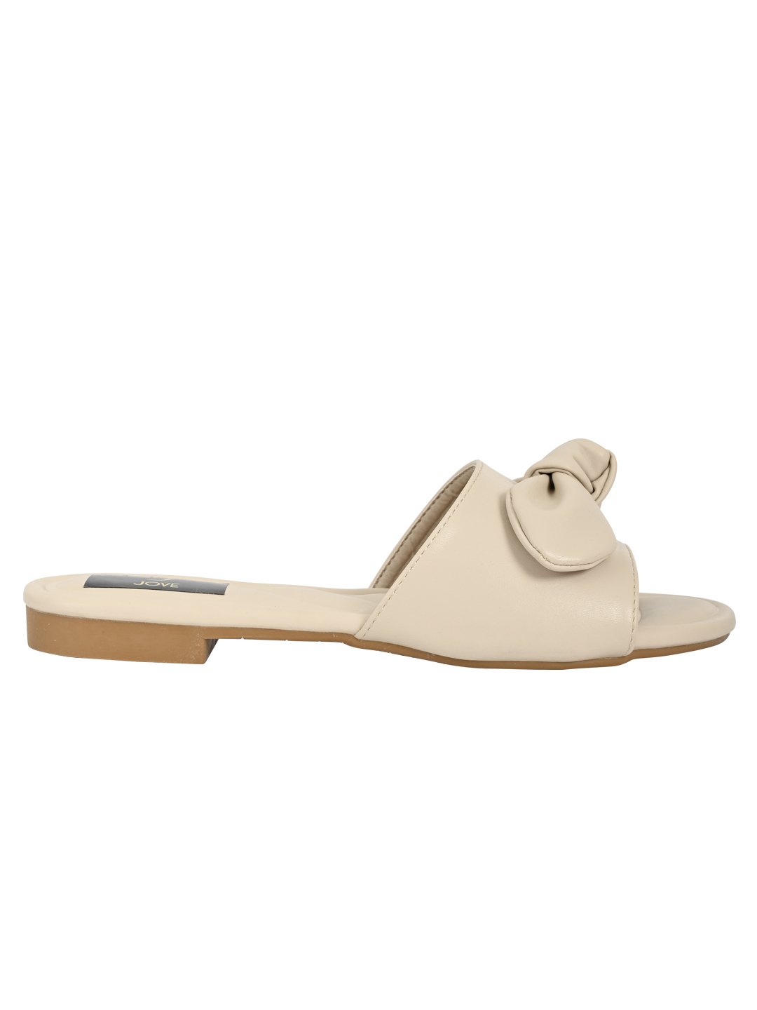 Footwear, Women Footwear, Beige Open Toe Flats