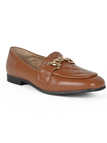 Footwear, Women Footwear, Tan Loafers