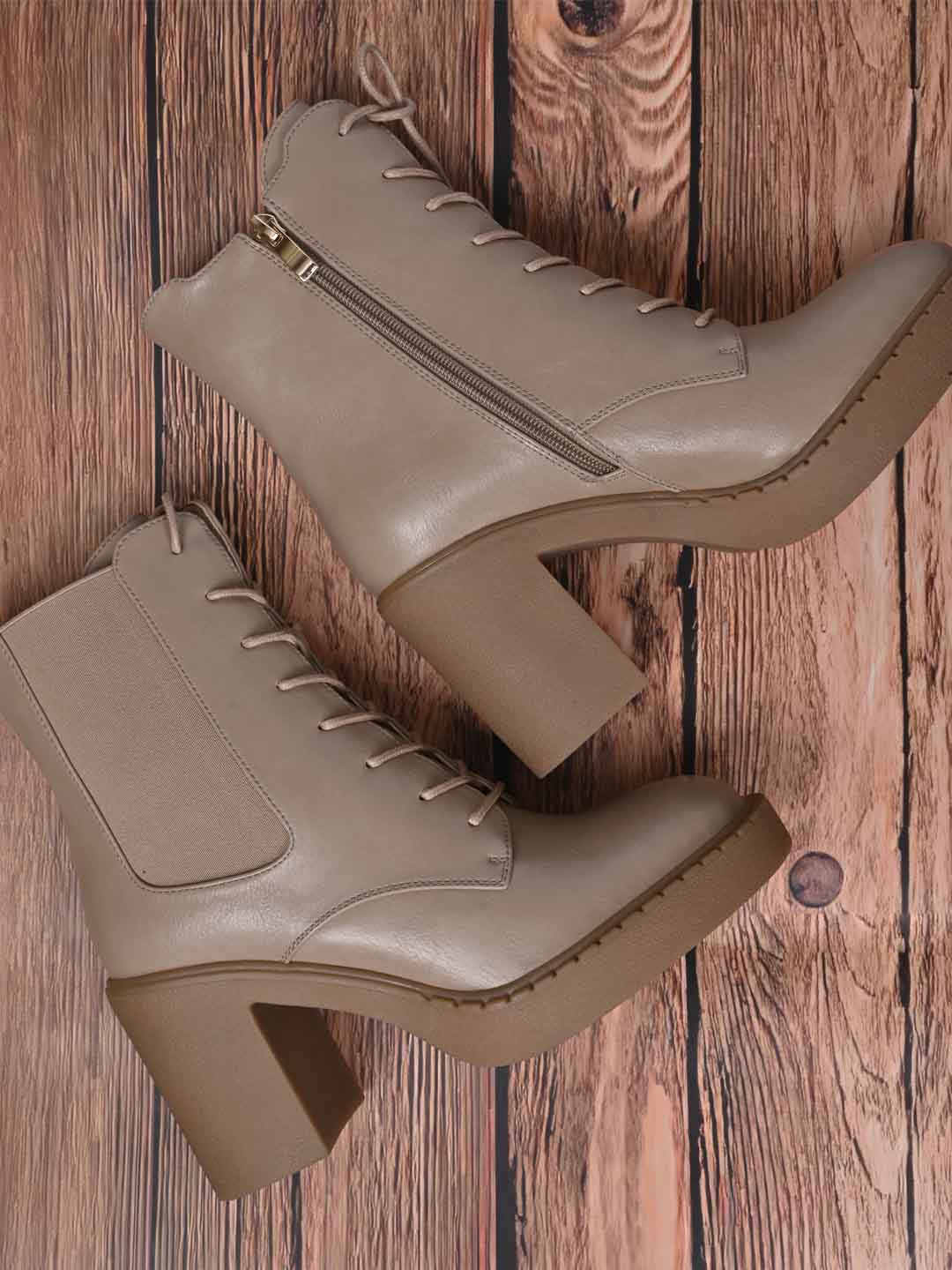 Women, Women Footwear, Beige Boots