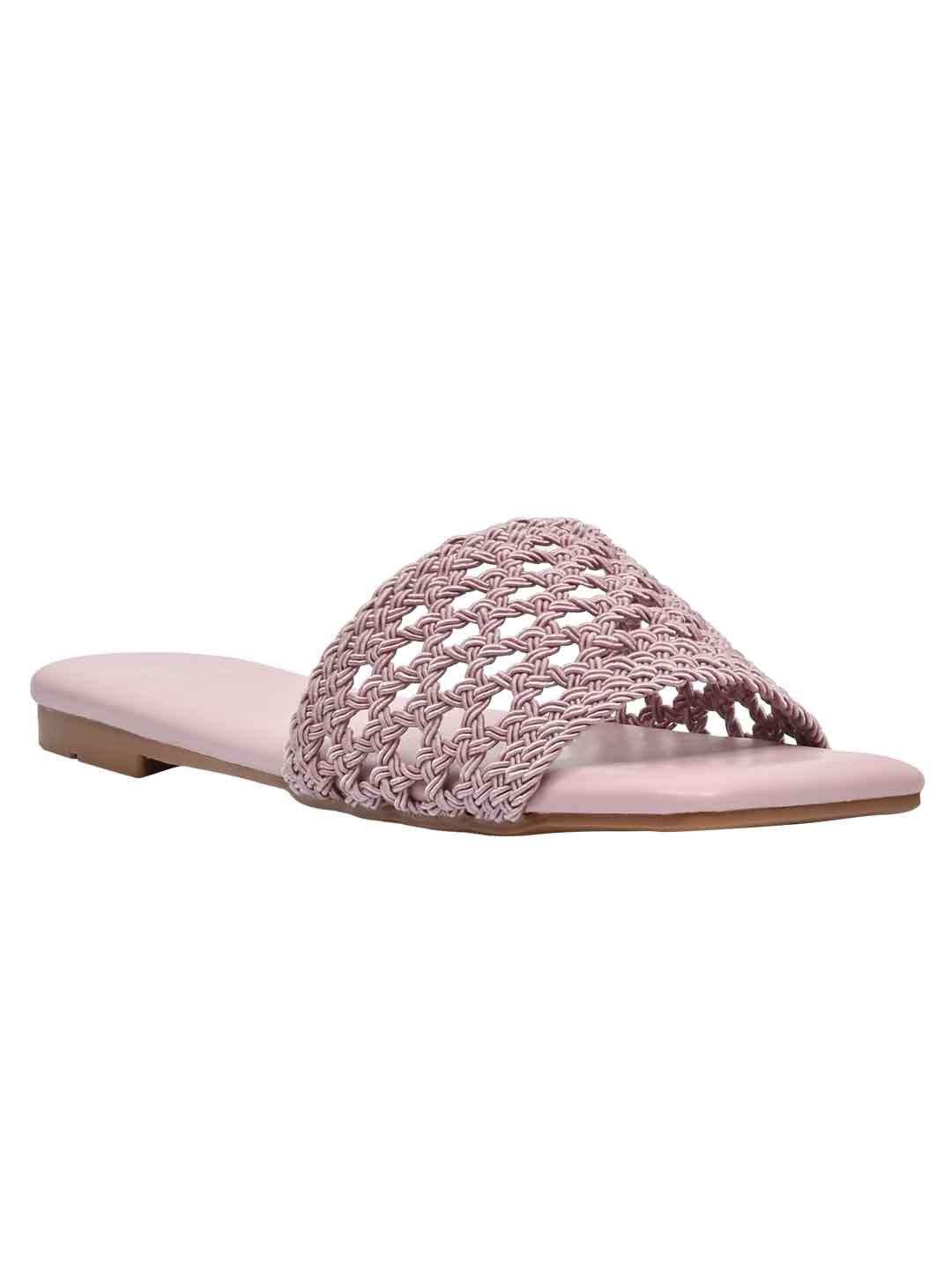 Footwear, Women Footwear, Lavender Open Toe Flats