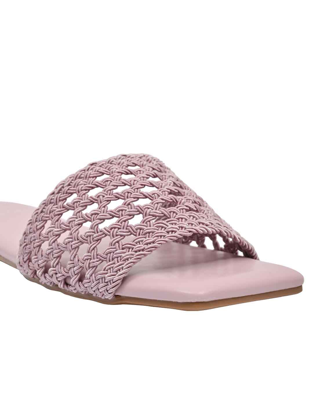 Footwear, Women Footwear, Lavender Open Toe Flats